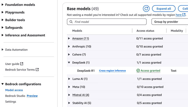 You are currently viewing AWS Offers DeepSeek-R1 as Fully Managed Serverless Model, Recommends Guardrails — Campus Technology